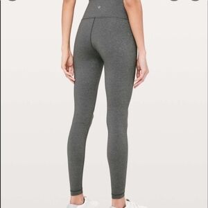 Lululemon Wunder Under Charcoal Leggings Size 10